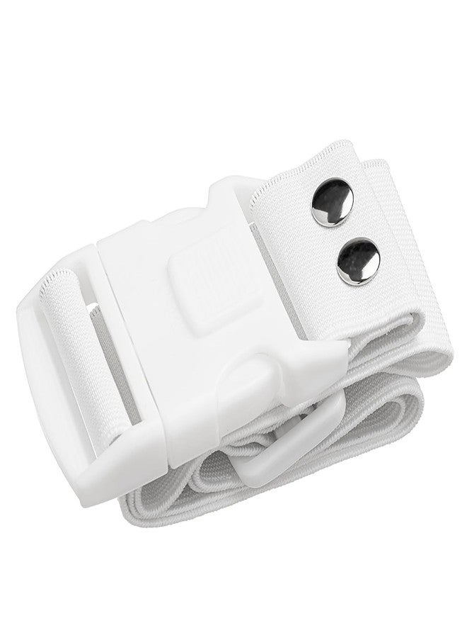 Modefa Ihram Belt - Elastic Unsewn Adjustable Waist Ihram Belt for Men - Hajj Essentials for Men - White - Image 3